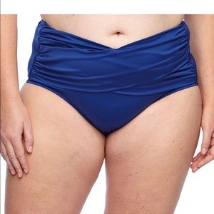 Liz Claiborne High Waist Swimsuit Bottom-Plus